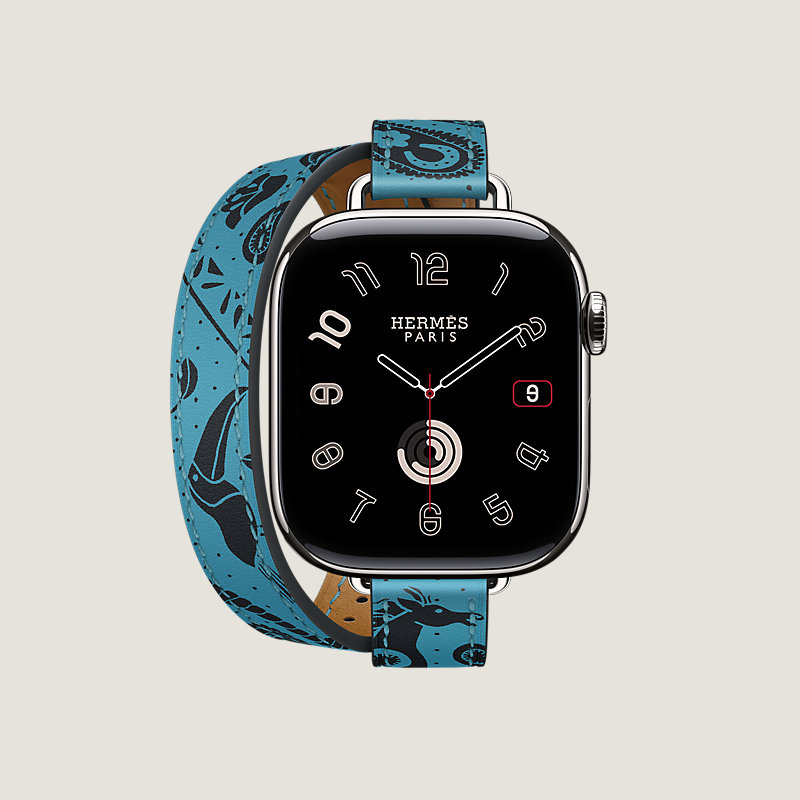 新品未使用【HERMES】Series 11 ケース & Apple Watch Series 11 ケース & Apple Watch Hermès ドゥブルトゥール